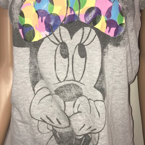 Little girl Minnie mouse T-shirt size large DISNEY - Picture 3 of 6